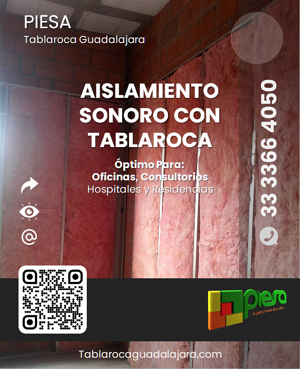 Aislamiento sonoro con tablaroca