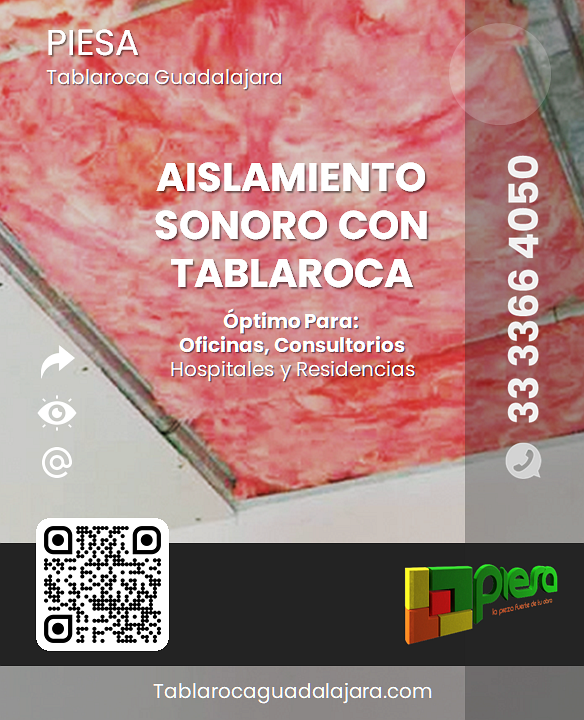 Aislamiento sonoro con tablaroca