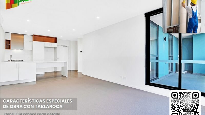 Carcateristicas de obra con tablaroca