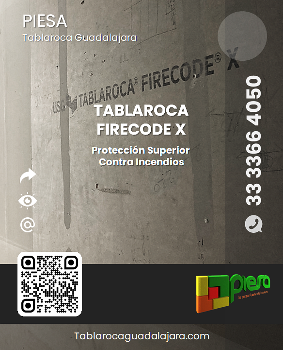Tablaroca antifuego tablaroca firecode x